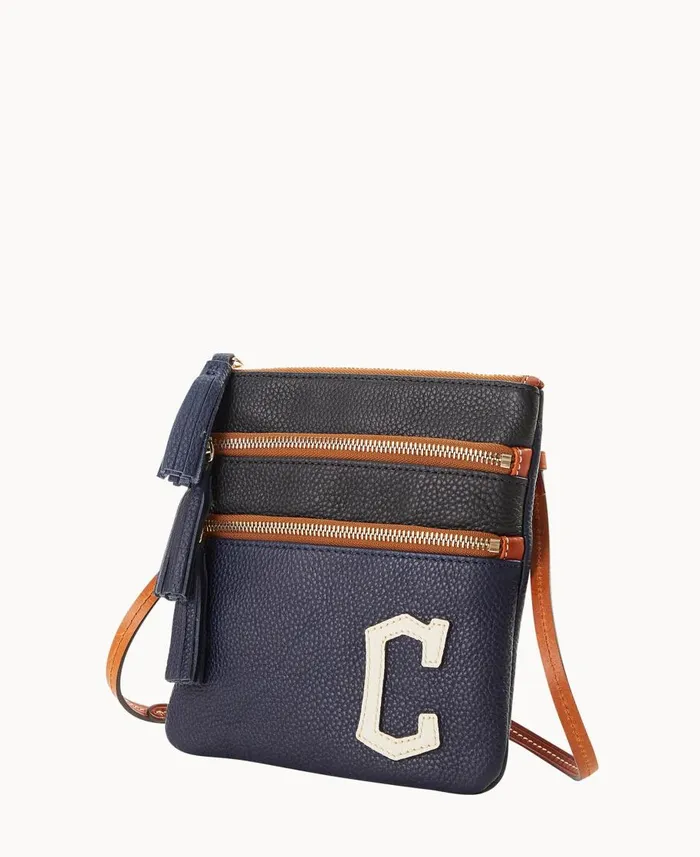 Dooney and Bourke Crossbodies MLB Guardians Triple Zip Crossbody Guardians 8211 WomenMen Dooney and Bourke Crossbodies MLB Guardians Triple Zip Crossbody Guardians 8211 WomenMen