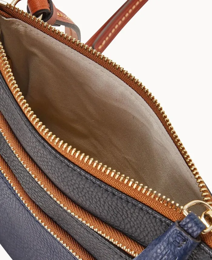Dooney and Bourke Crossbodies MLB Guardians Triple Zip Crossbody Guardians 8211 WomenMen Dooney and Bourke Crossbodies MLB Guardians Triple Zip Crossbody Guardians 8211 WomenMen