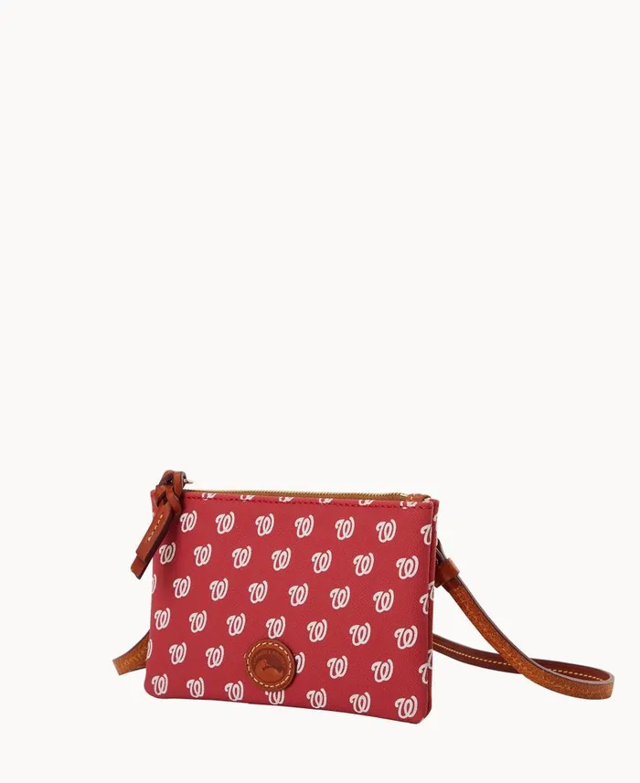 Dooney and Bourke Crossbodies MLB Nationals Top Zip Crossbody Nationals 8211 WomenMen Dooney and Bourke Crossbodies MLB Nationals Top Zip Crossbody Nationals 8211 WomenMen