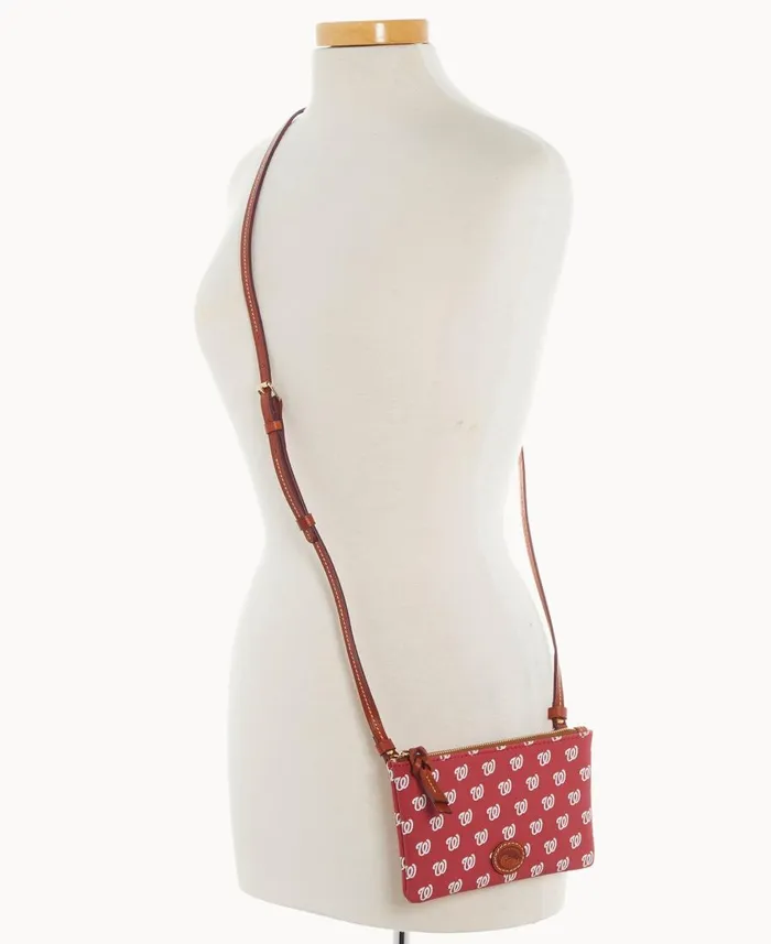 Dooney and Bourke Crossbodies MLB Nationals Top Zip Crossbody Nationals 8211 WomenMen Dooney and Bourke Crossbodies MLB Nationals Top Zip Crossbody Nationals 8211 WomenMen