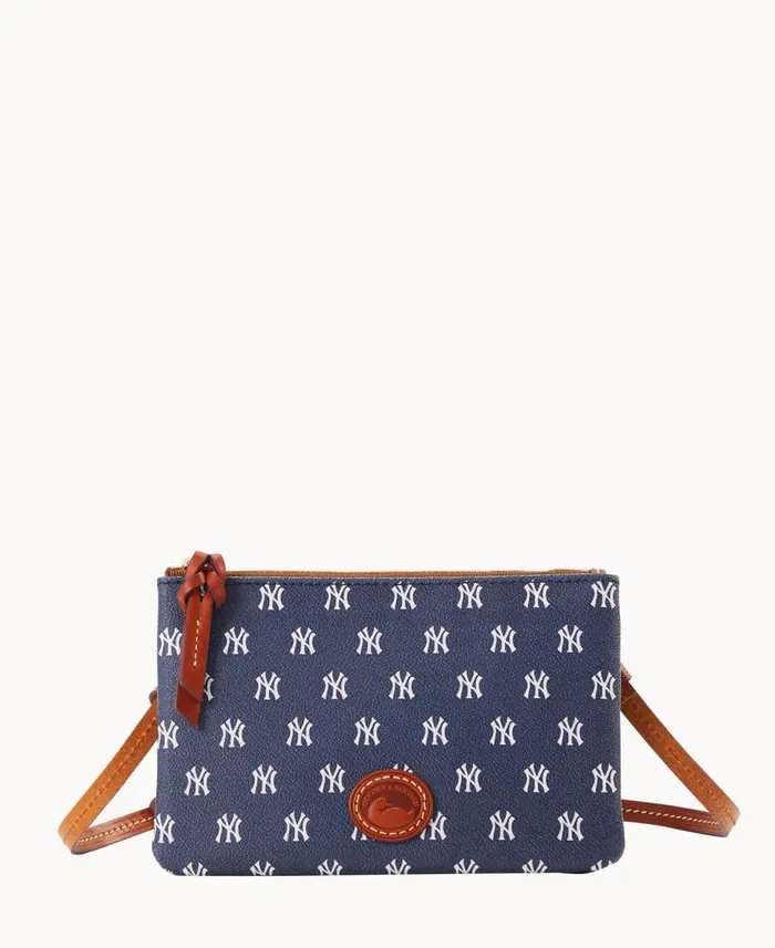 Dooney and Bourke Crossbodies MLB Yankees Top Zip Crossbody Yankees 8211 WomenMen