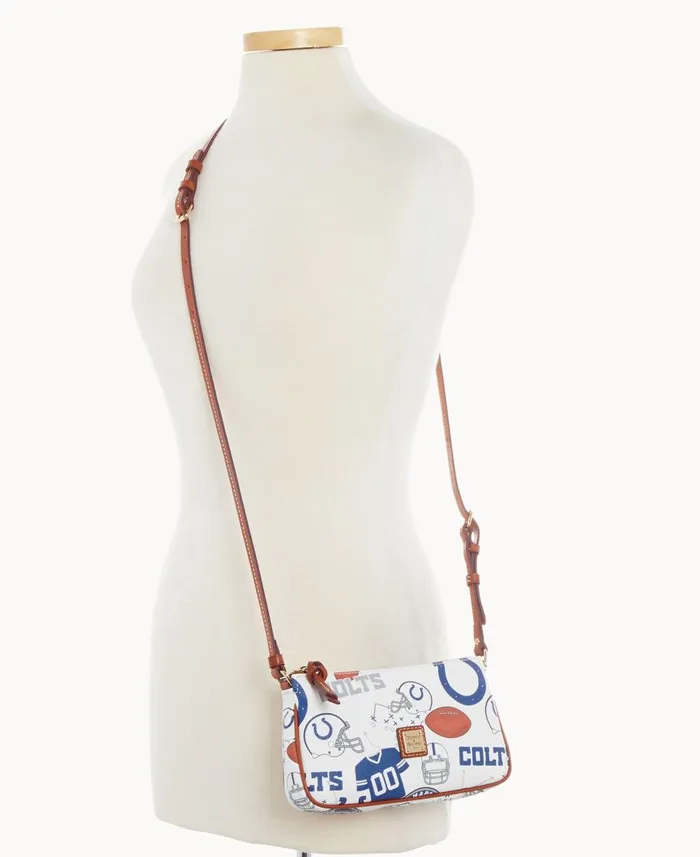 Dooney and Bourke Crossbodies NFL Colts Lexi Crossbody Sm Coin Case Colts 8211 WomenMen Dooney and Bourke Crossbodies NFL Colts Lexi Crossbody Sm Coin Case Colts 8211 WomenMen