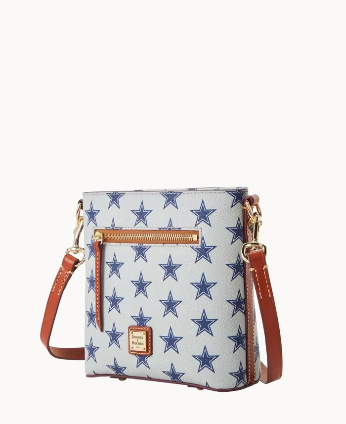 Dooney and Bourke Crossbodies NFL Cowboys Small Zip Crossbody Cowboys 8211 WomenMen