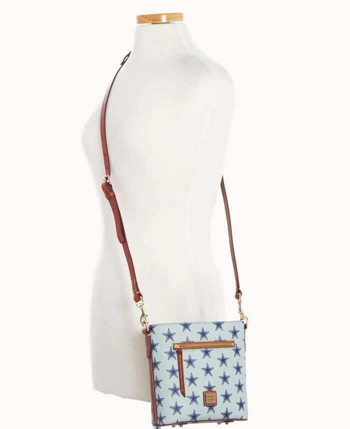 Dooney and Bourke Crossbodies NFL Cowboys Small Zip Crossbody Cowboys 8211 WomenMen