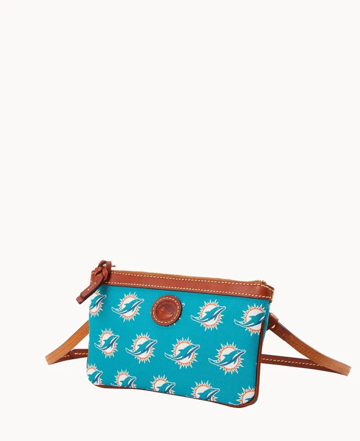 Dooney and Bourke Crossbodies NFL Dolphins Large Slim Crossbody Dolphins 8211 WomenMen Dooney and Bourke Crossbodies NFL Dolphins Large Slim Crossbody Dolphins 8211 WomenMen