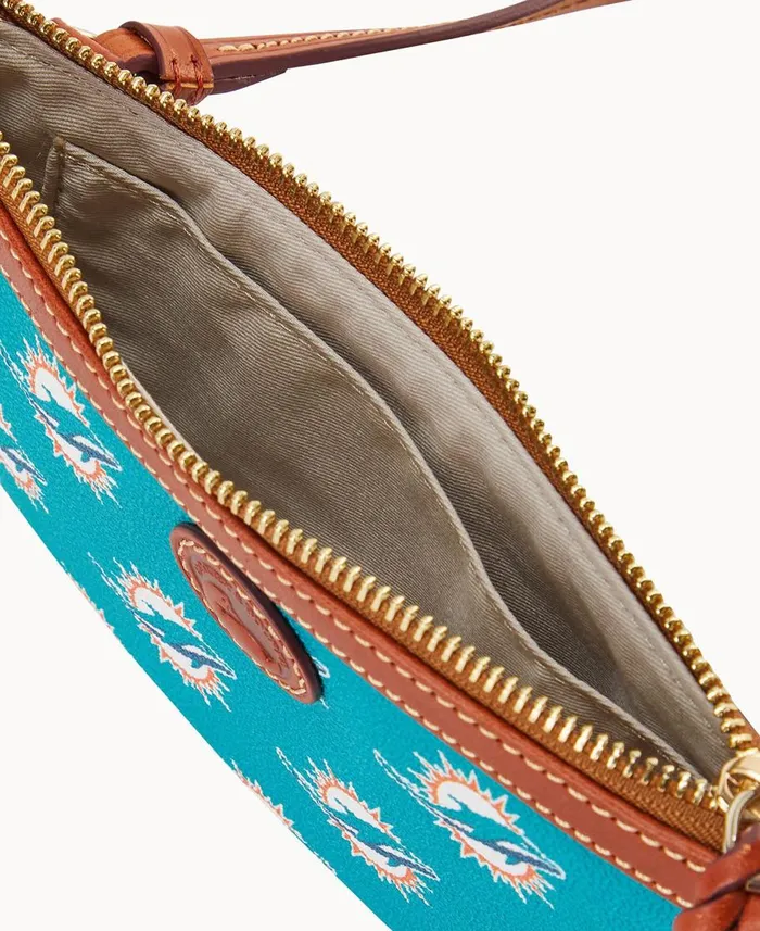 Dooney and Bourke Crossbodies NFL Dolphins Large Slim Crossbody Dolphins 8211 WomenMen Dooney and Bourke Crossbodies NFL Dolphins Large Slim Crossbody Dolphins 8211 WomenMen