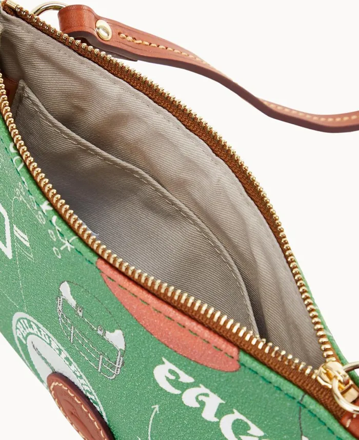 Dooney and Bourke Crossbodies NFL Eagles Top Zip Crossbody Eagles 8211 WomenMen Dooney and Bourke Crossbodies NFL Eagles Top Zip Crossbody Eagles 8211 WomenMen