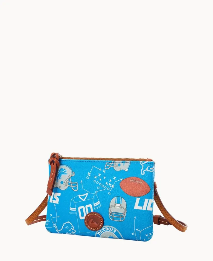 Dooney and Bourke Crossbodies NFL Lions Top Zip Crossbody Lions 8211 WomenMen Dooney and Bourke Crossbodies NFL Lions Top Zip Crossbody Lions 8211 WomenMen