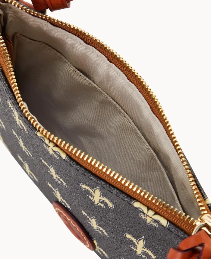 Dooney and Bourke Crossbodies NFL Saints Top Zip Crossbody Saints 8211 WomenMen