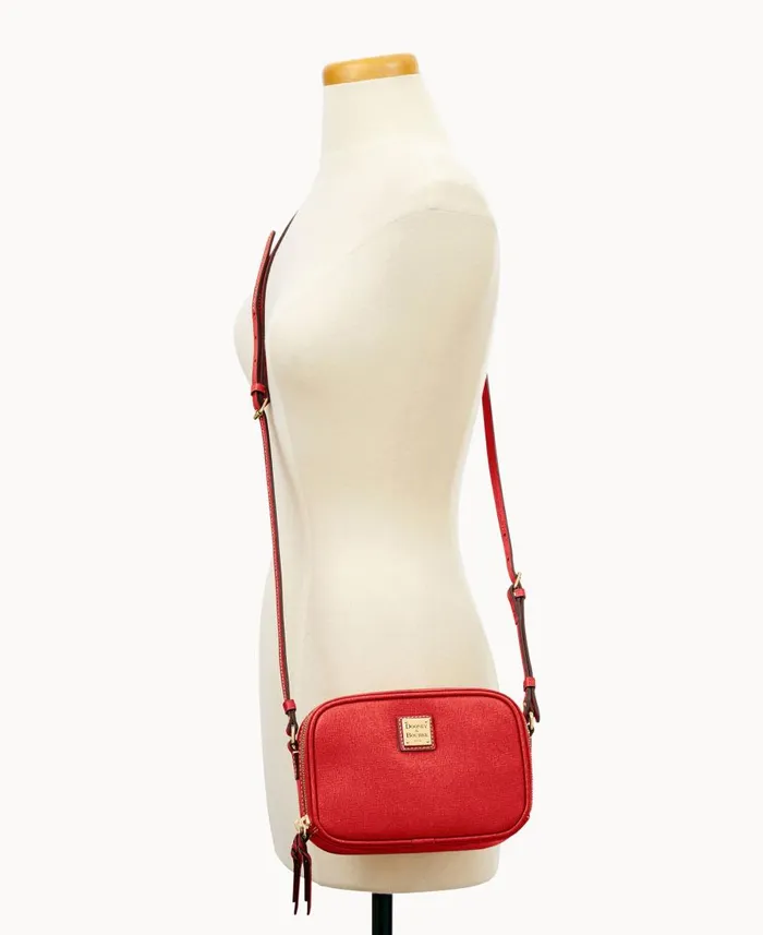 Dooney and Bourke Crossbodies Saffiano Sawyer Tomato 8211 WomenMen