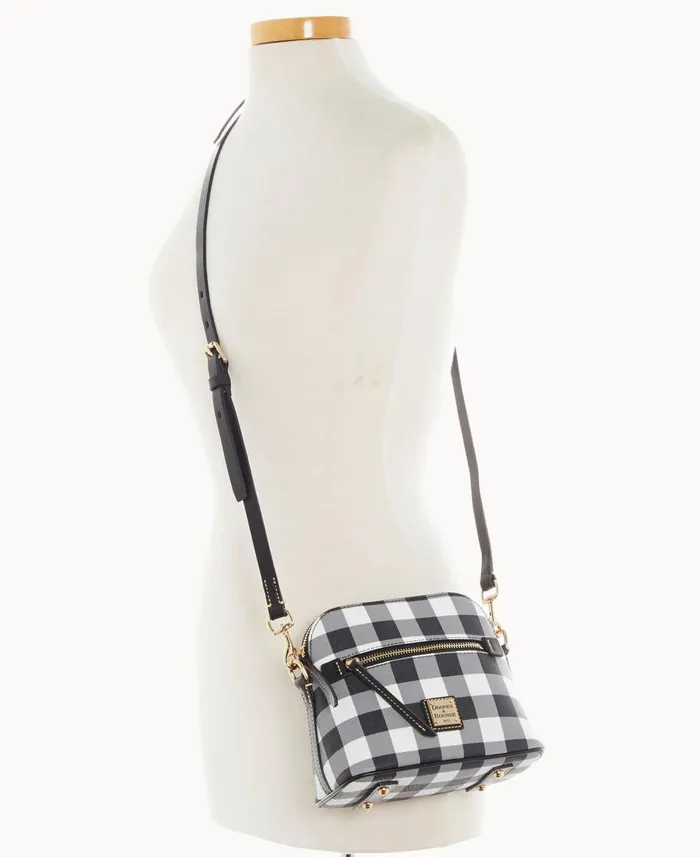 Dooney and Bourke Crossbodies Tucker Domed Crossbody Black 8211 WomenMen