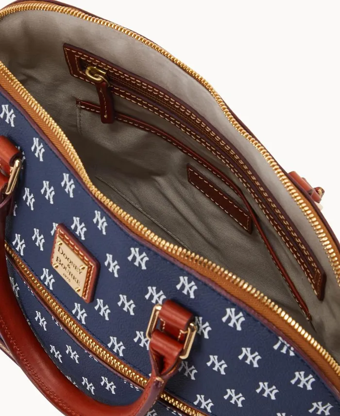 Dooney and Bourke Satchels MLB Yankees Domed Zip Satchel Yankees 8211 WomenMen Dooney and Bourke Satchels MLB Yankees Domed Zip Satchel Yankees 8211 WomenMen