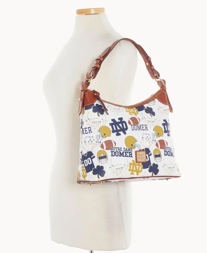 Dooney and Bourke Shoulder Bags Collegiate University Of Notre Dame Hobo Notre Dame 8211 WomenMen Dooney and Bourke Shoulder Bags Collegiate University Of Notre Dame Hobo Notre Dame 8211 WomenMen