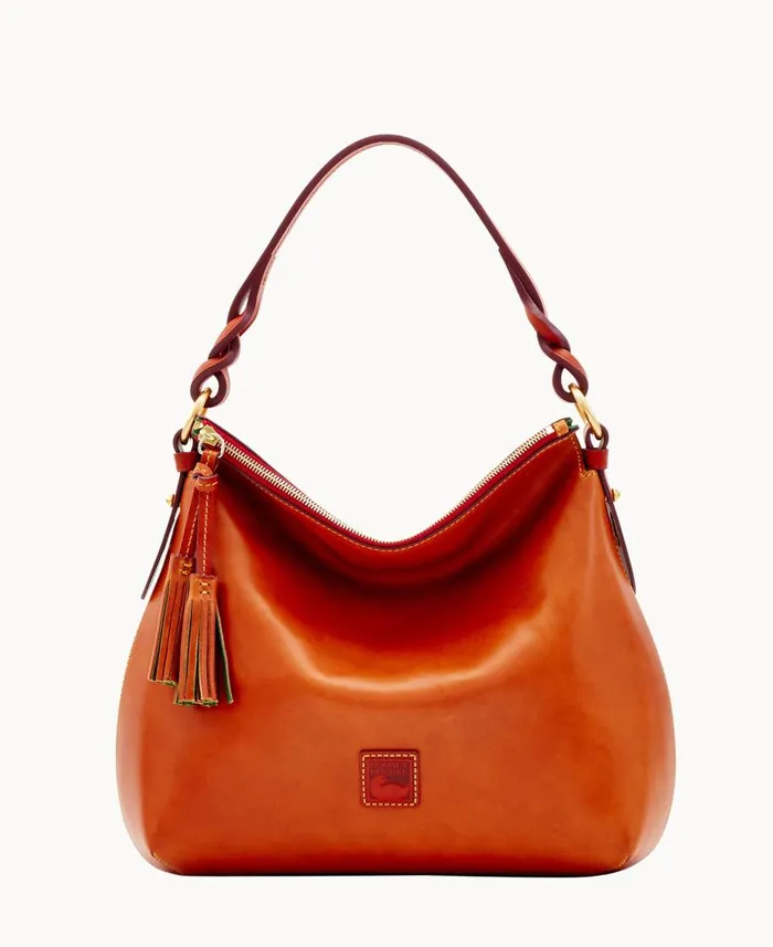 Dooney and Bourke Shoulder Bags Florentine Twist Strap Hobo Natural 8211 WomenMen Dooney and Bourke Shoulder Bags Florentine Twist Strap Hobo Natural 8211 WomenMen