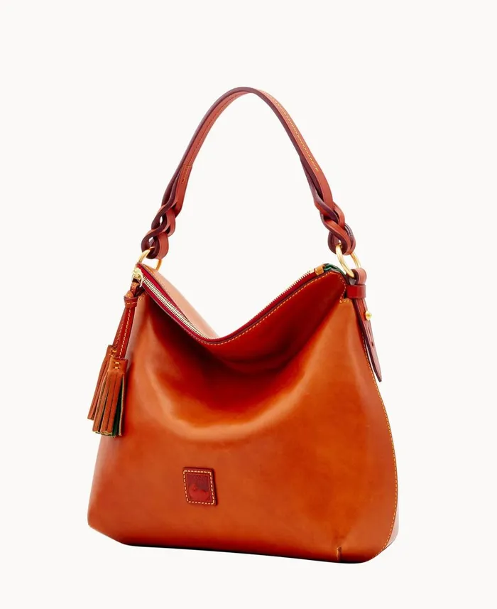 Dooney and Bourke Shoulder Bags Florentine Twist Strap Hobo Natural 8211 WomenMen Dooney and Bourke Shoulder Bags Florentine Twist Strap Hobo Natural 8211 WomenMen