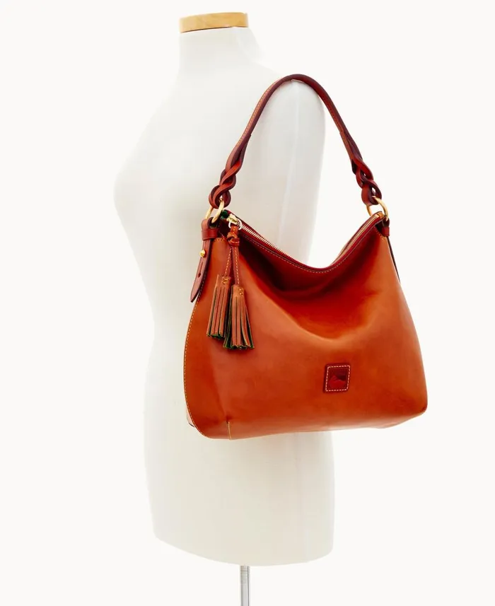 Dooney and Bourke Shoulder Bags Florentine Twist Strap Hobo Natural 8211 WomenMen Dooney and Bourke Shoulder Bags Florentine Twist Strap Hobo Natural 8211 WomenMen