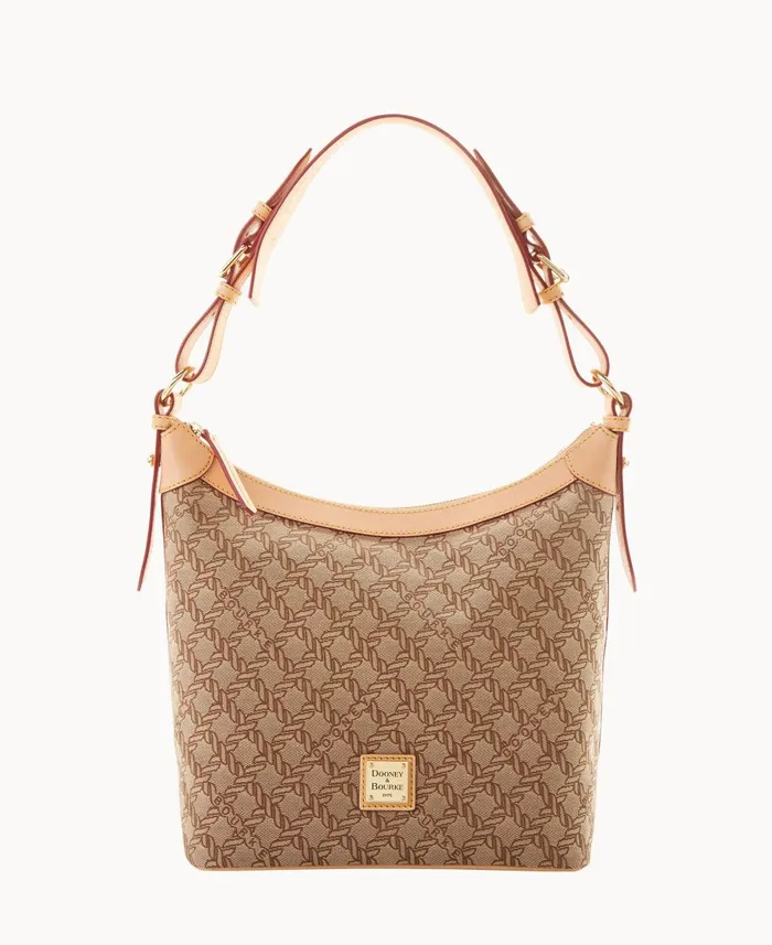 Dooney and Bourke Shoulder Bags Maritime Hobo Sac Brown 8211 WomenMen
