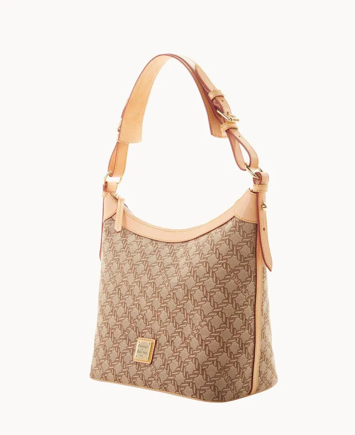 Dooney and Bourke Shoulder Bags Maritime Hobo Sac Brown 8211 WomenMen