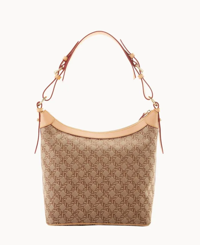 Dooney and Bourke Shoulder Bags Maritime Hobo Sac Brown 8211 WomenMen