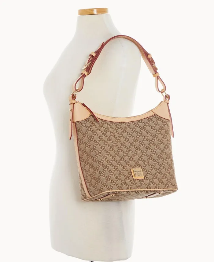 Dooney and Bourke Shoulder Bags Maritime Hobo Sac Brown 8211 WomenMen