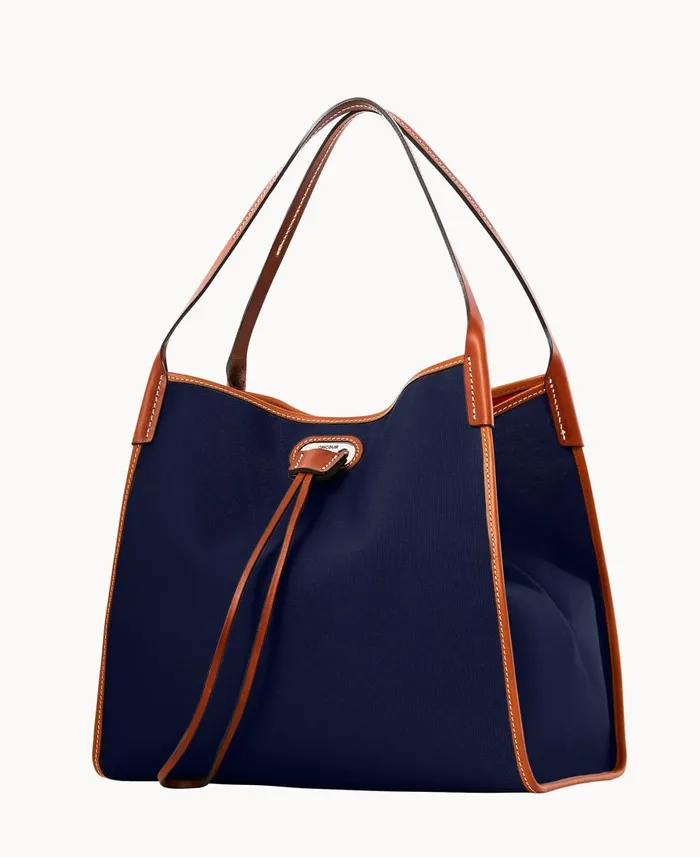 Dooney and Bourke Shoulder Bags Oncour Cabriolet Full Up Navy 8211 WomenMen