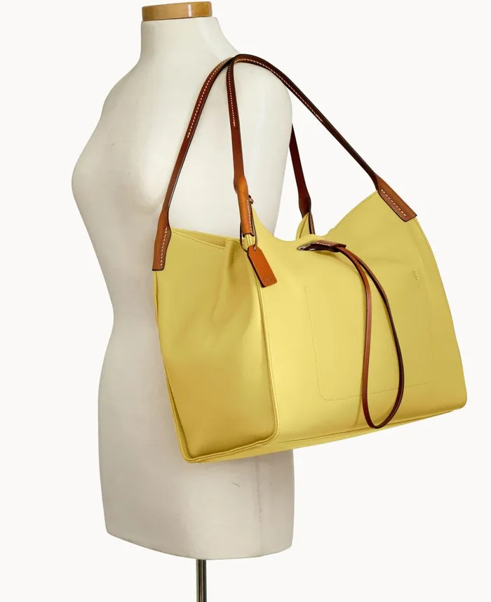 Dooney and Bourke Shoulder Bags Oncour Twist Full Up Two Butter 8211 WomenMen Dooney and Bourke Shoulder Bags Oncour Twist Full Up Two Butter 8211 WomenMen