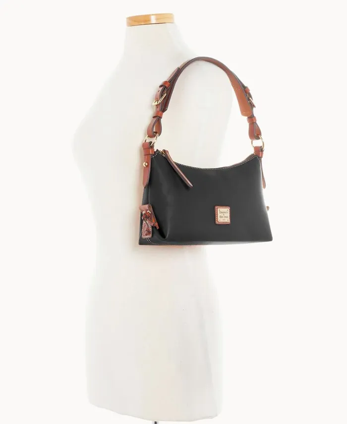 Dooney and Bourke Shoulder Bags Penrose Hobo 25 Black 8211 WomenMen