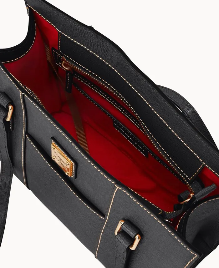 Dooney and Bourke Shoulder Bags Saffiano Charlotte Black 8211 WomenMen