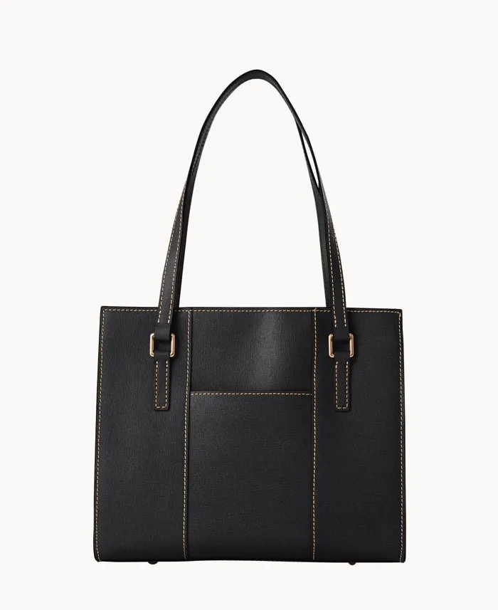 Dooney and Bourke Shoulder Bags Saffiano Charlotte Black 8211 WomenMen