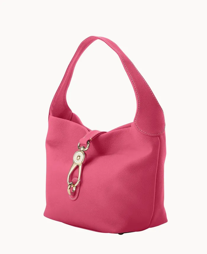 Dooney and Bourke Shoulder Bags Sorrento Logo Lock Shoulder Bag Fuchsia 8211 WomenMen Dooney and Bourke Shoulder Bags Sorrento Logo Lock Shoulder Bag Fuchsia 8211 WomenMen