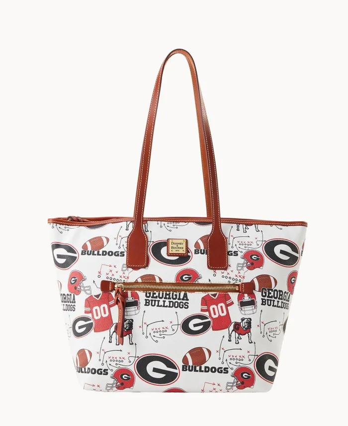 Dooney and Bourke Totes Collegiate University Of Georgia Tote U Of Georgia 8211 WomenMen