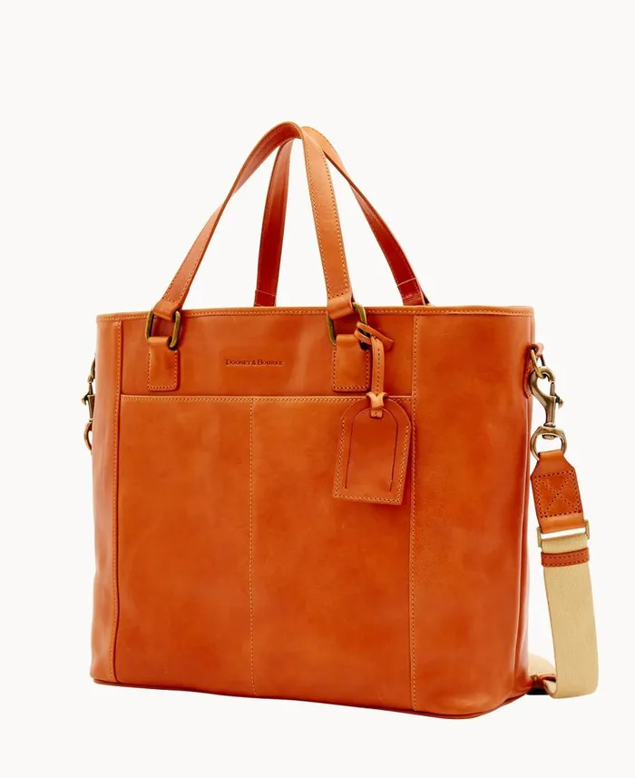 Dooney and Bourke Totes Florentine Newport Tote Natural 8211 WomenMen