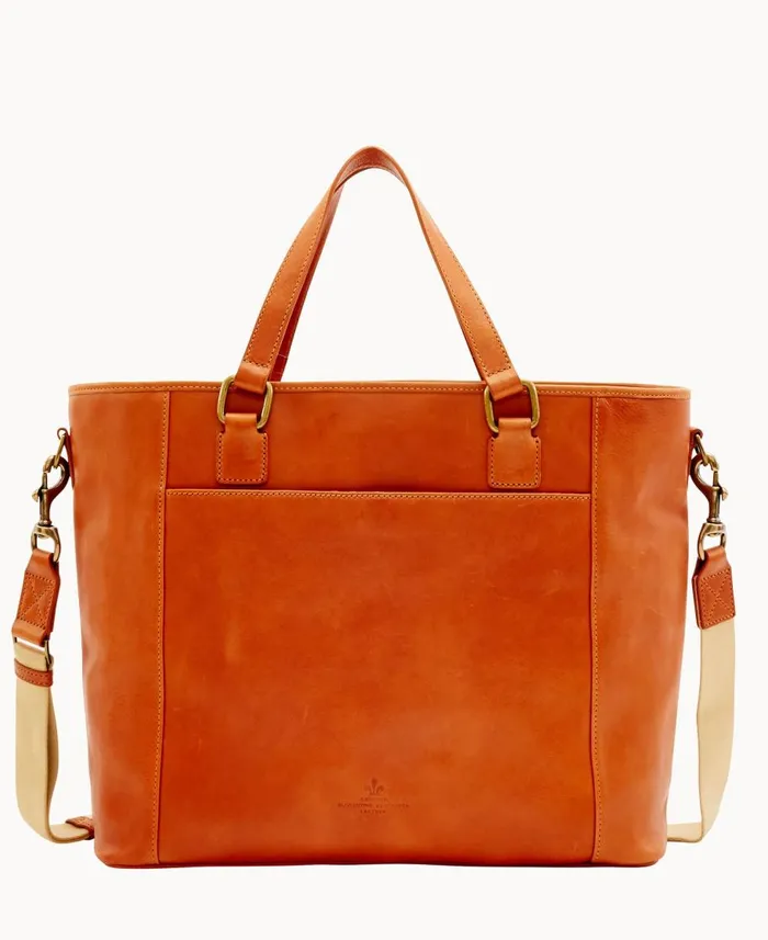 Dooney and Bourke Totes Florentine Newport Tote Natural 8211 WomenMen