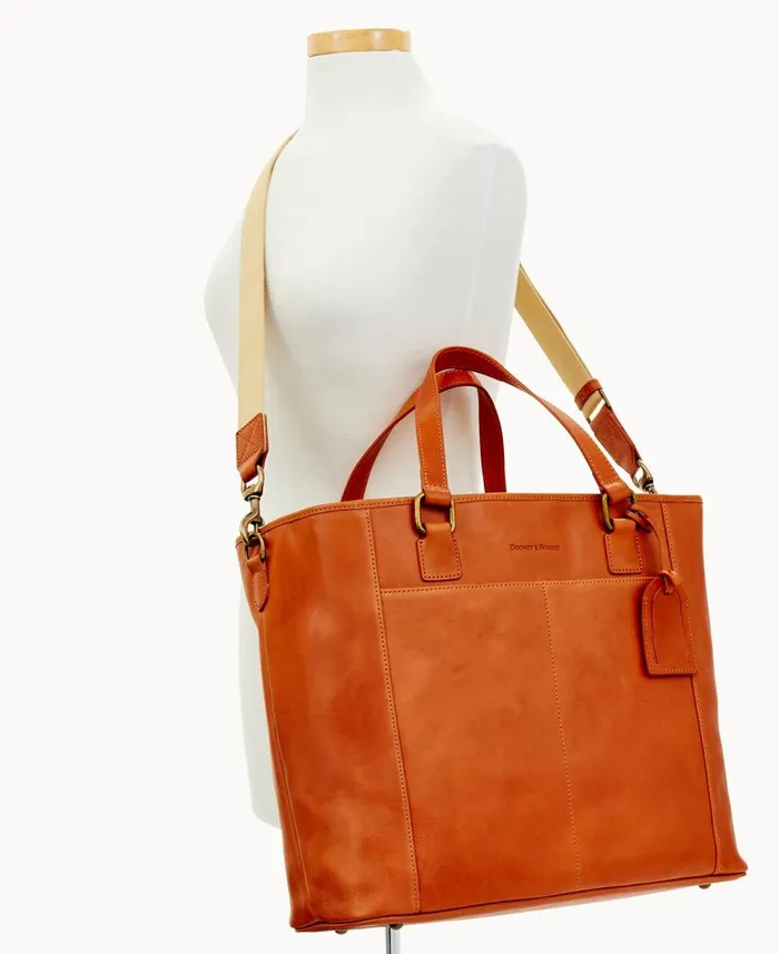 Dooney and Bourke Totes Florentine Newport Tote Natural 8211 WomenMen