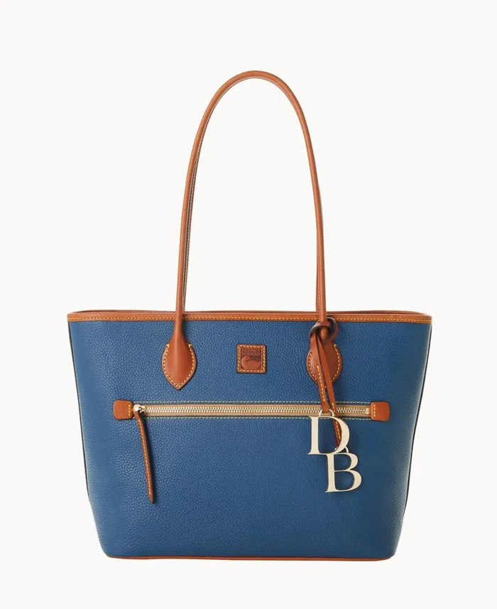 Dooney and Bourke Totes Pebble Grain Tote Jeans 8211 WomenMen