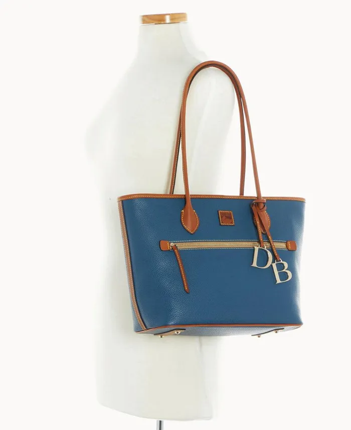 Dooney and Bourke Totes Pebble Grain Tote Jeans 8211 WomenMen