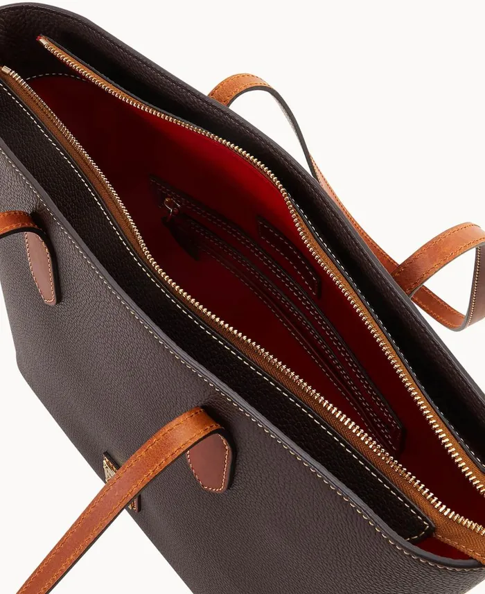 Dooney and Bourke Totes Pebble Grain Tote With Medium Wristlet Brown Tmoro 8211 WomenMen Dooney and Bourke Totes Pebble Grain Tote With Medium Wristlet Brown Tmoro 8211 WomenMen