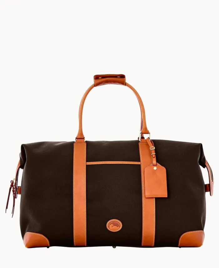 Dooney and Bourke Travel Cabriolet Medium Duffle Chocolate 8211 WomenMen