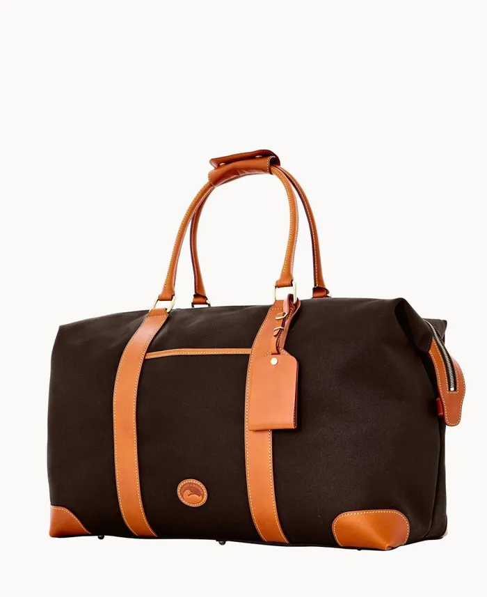 Dooney and Bourke Travel Cabriolet Medium Duffle Chocolate 8211 WomenMen
