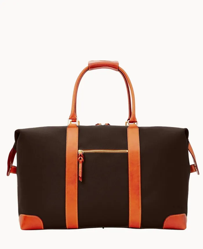 Dooney and Bourke Travel Cabriolet Medium Duffle Chocolate 8211 WomenMen