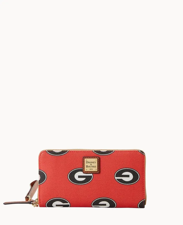 Dooney and Bourke Wallets Collegiate University Of Georgia Large Zip Around Wristlet Georgia 8211 WomenMen Dooney and Bourke Wallets Collegiate University Of Georgia Large Zip Around Wristlet Georgia 8211 WomenMen