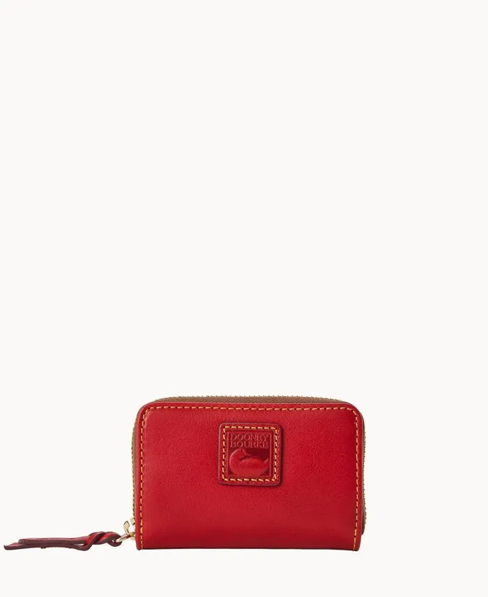 Dooney and Bourke Wallets Florentine Large Zip Around Credit Card Case Red 8211 WomenMen Dooney and Bourke Wallets Florentine Large Zip Around Credit Card Case Red 8211 WomenMen