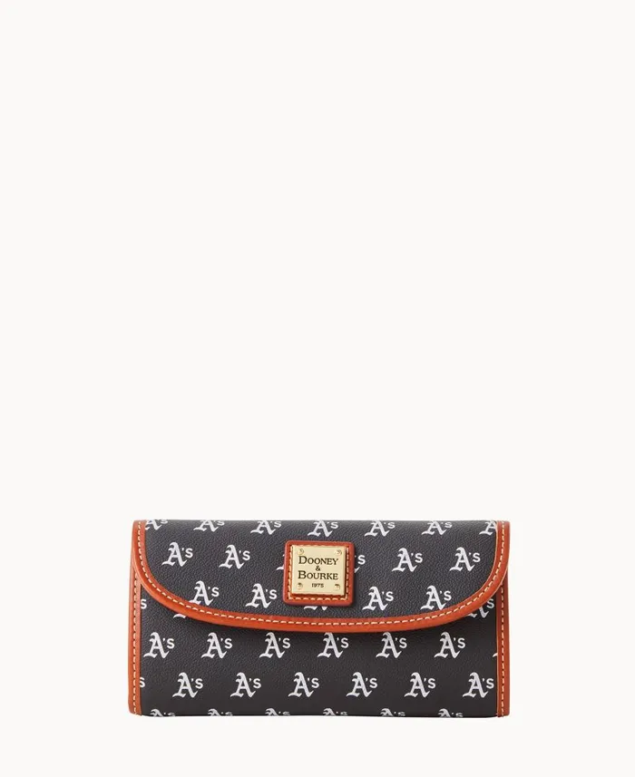 Dooney and Bourke Wallets MLB Athletics Continental Clutch Athletics 8211 WomenMen Dooney and Bourke Wallets MLB Athletics Continental Clutch Athletics 8211 WomenMen