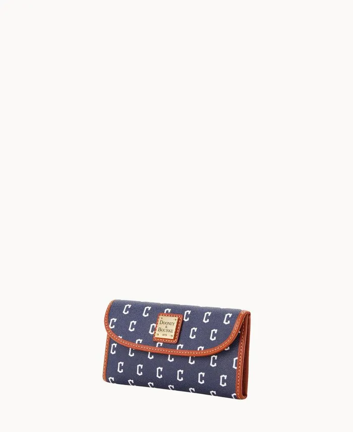 Dooney and Bourke Wallets MLB Guardians Continental Clutch Guardians 8211 WomenMen
