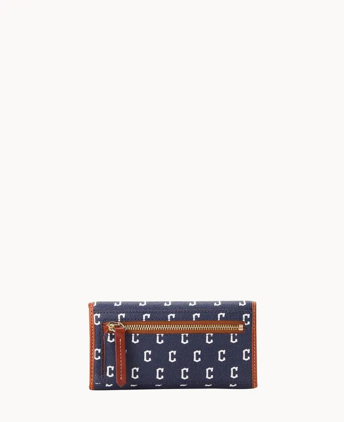 Dooney and Bourke Wallets MLB Guardians Continental Clutch Guardians 8211 WomenMen