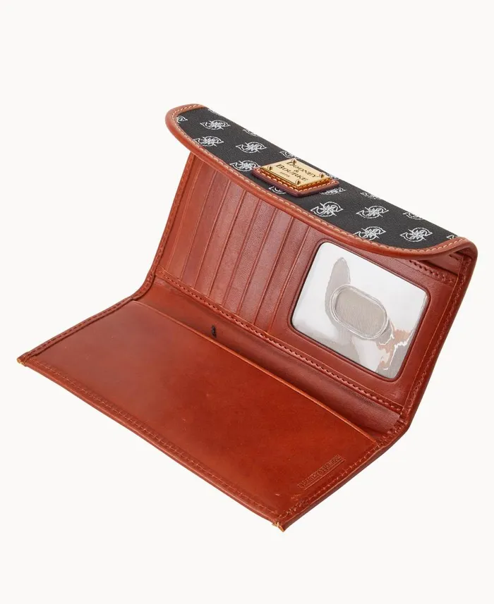 Dooney and Bourke Wallets MLB Mariners Continental Clutch Mariners 8211 WomenMen Dooney and Bourke Wallets MLB Mariners Continental Clutch Mariners 8211 WomenMen