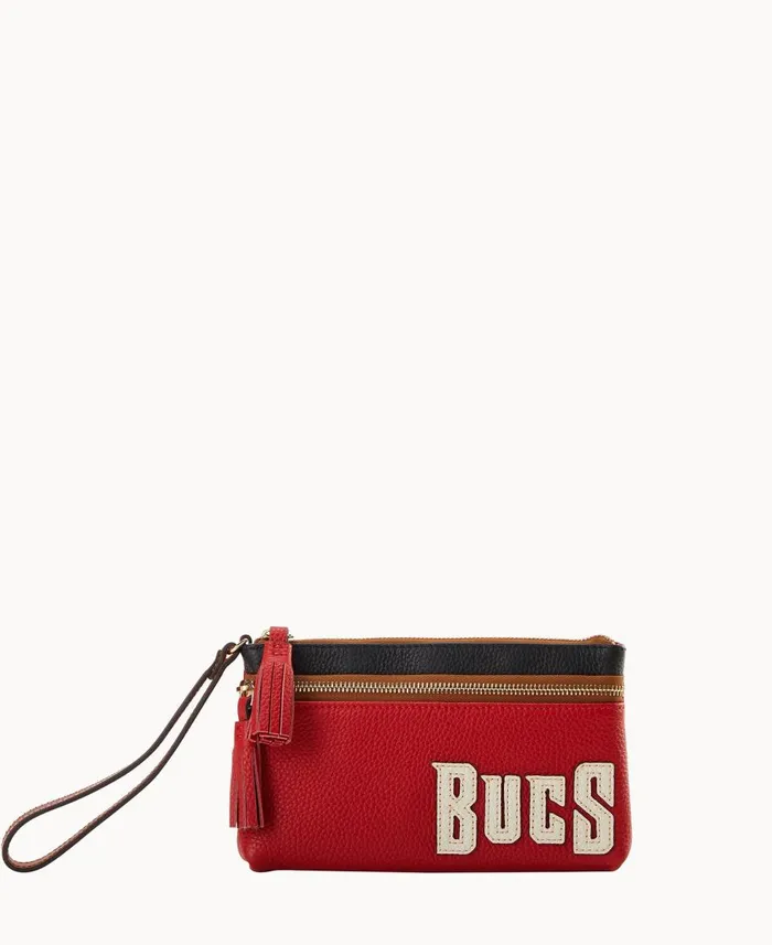 Dooney and Bourke Wallets NFL Buccaneers Double Zip Wristlet Buccaneers 8211 WomenMen Dooney and Bourke Wallets NFL Buccaneers Double Zip Wristlet Buccaneers 8211 WomenMen