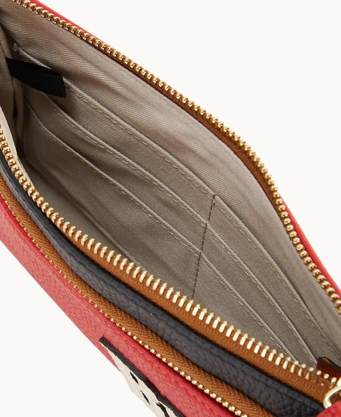 Dooney and Bourke Wallets NFL Buccaneers Double Zip Wristlet Buccaneers 8211 WomenMen Dooney and Bourke Wallets NFL Buccaneers Double Zip Wristlet Buccaneers 8211 WomenMen