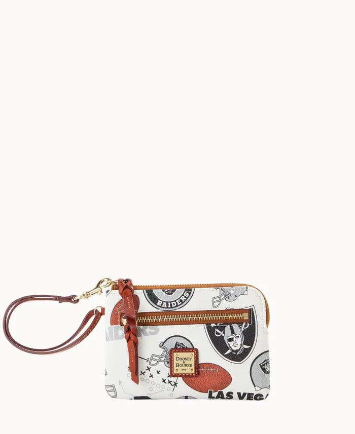 Dooney and Bourke Wallets NFL Raiders Zip Around Wristlet Raiders 8211 WomenMen Dooney and Bourke Wallets NFL Raiders Zip Around Wristlet Raiders 8211 WomenMen
