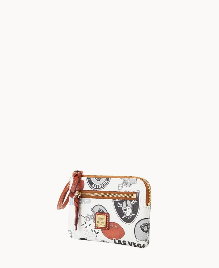 Dooney and Bourke Wallets NFL Raiders Zip Around Wristlet Raiders 8211 WomenMen Dooney and Bourke Wallets NFL Raiders Zip Around Wristlet Raiders 8211 WomenMen